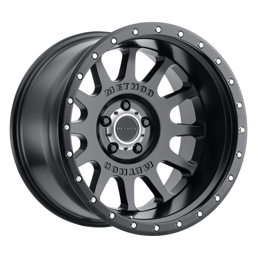 605 Method Race Wheels NV Matte Black 20x10" 5x5", 24mm offset 4.55" Backspace, MR60521050524N