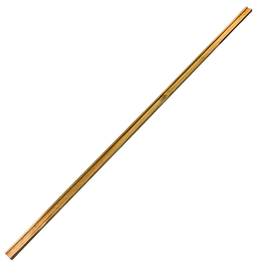 Teak Whitecap 60835 1-3/8"H x 13/16" W Rail Edge Molding - 5' Length