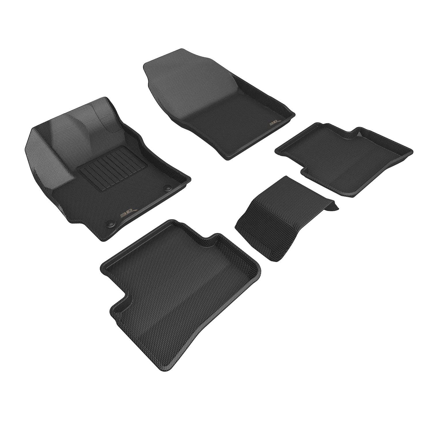 Kagu Floor Mat 3D MAXpider Custom Fit (Black) Compatible with Toyota GR Corolla 2023-2026 -R1 R2