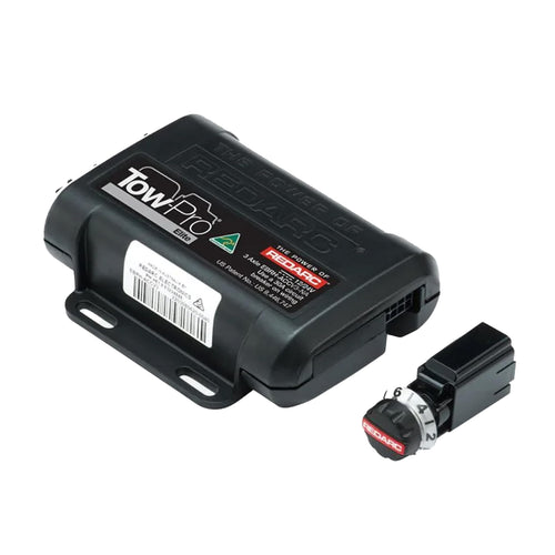Tow-Pro Elite REDARC Electric Trailer Brake Controller Kit, Universal Fit for 1 to 3 Axle Trucks, SUVs, Dual Braking Modes, Plug and Play Install, 12V/24V Compatible to Tow RV, Camper, Trailer, Boat