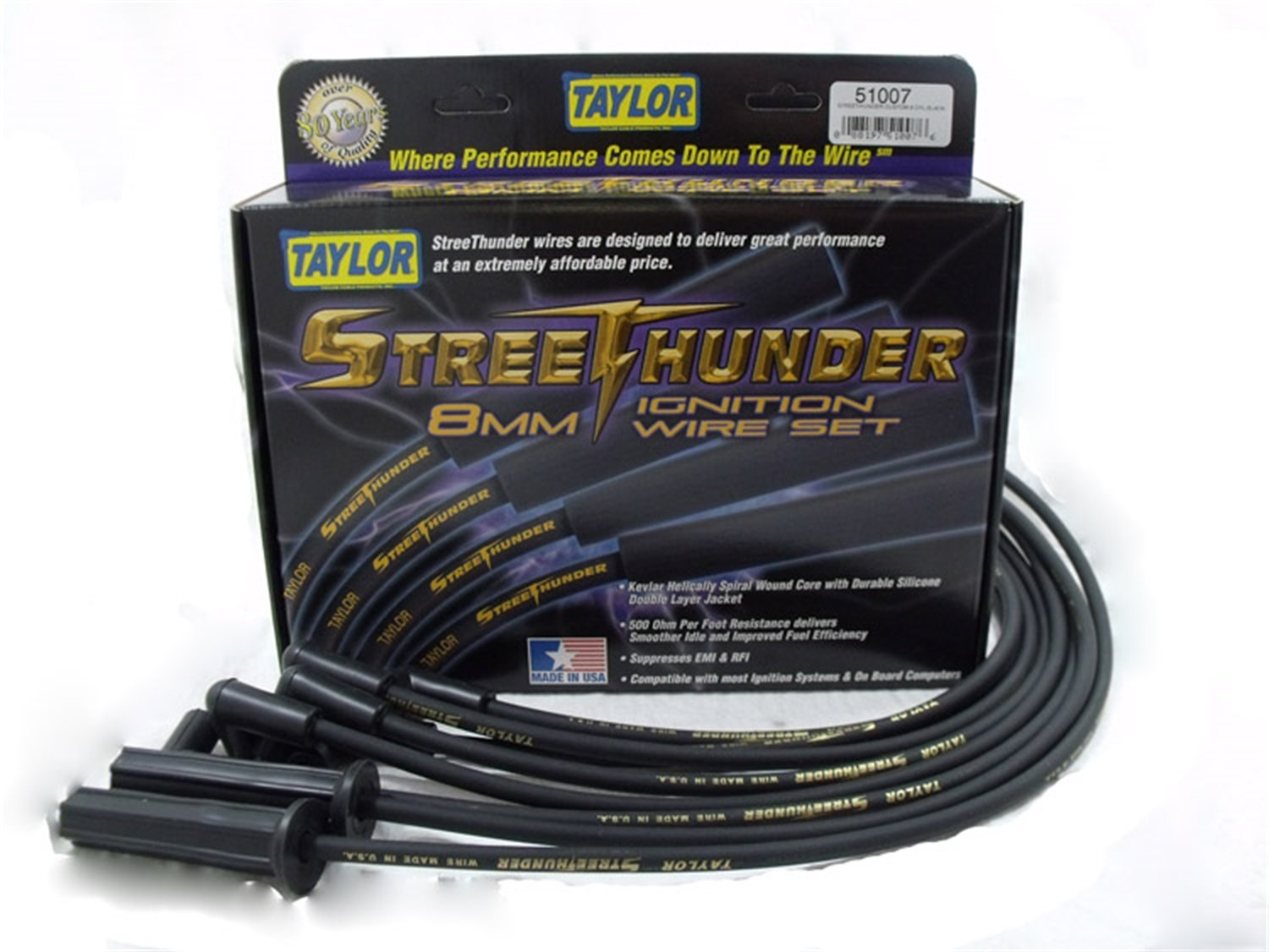 Ignition Wire Set Taylor Cable 51007, 1 Pack