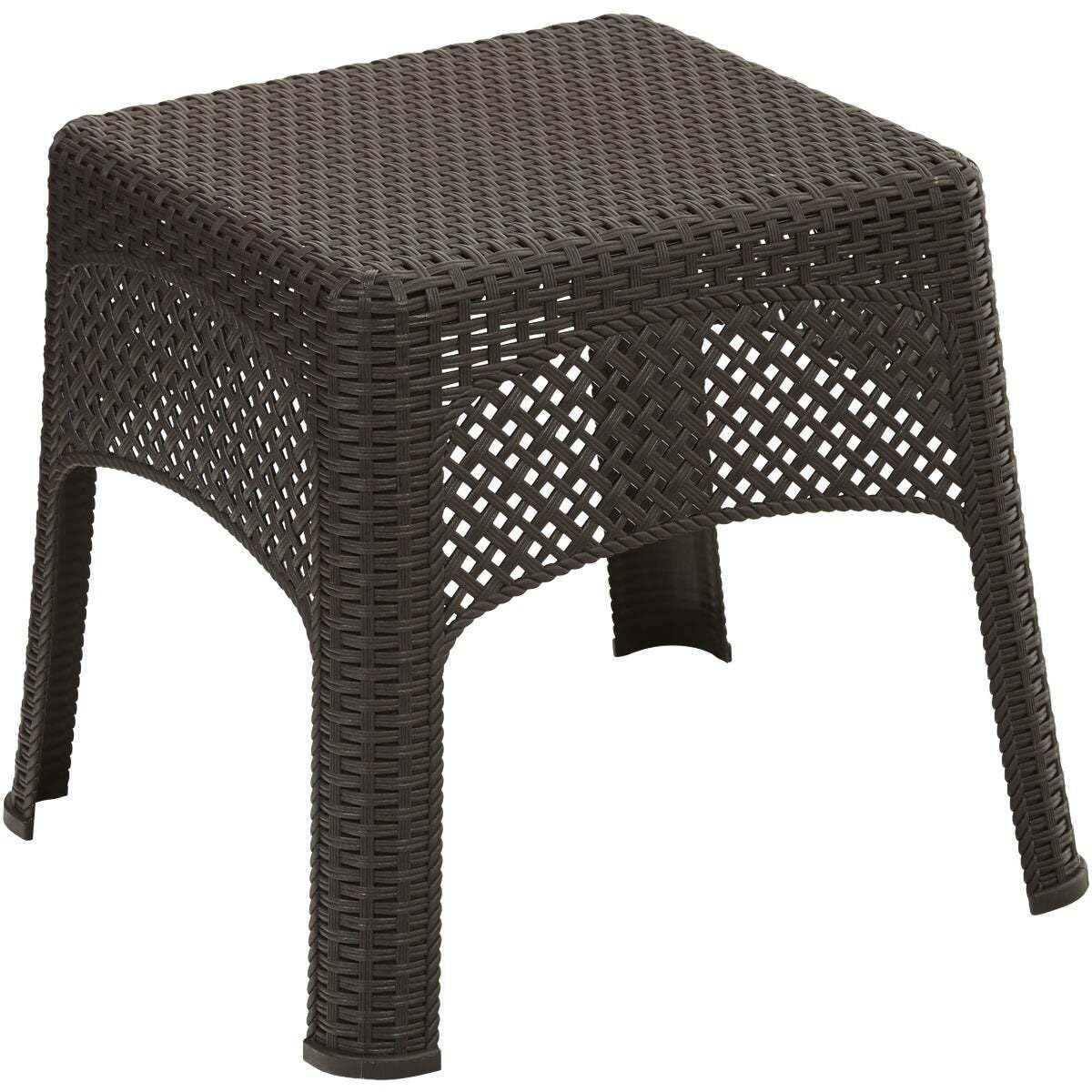 Woven Side Table Adams Manufacturing 8071-60-3731, Earth Brown