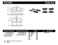 309.05060 StopTech Street Performance Front Brake Pad