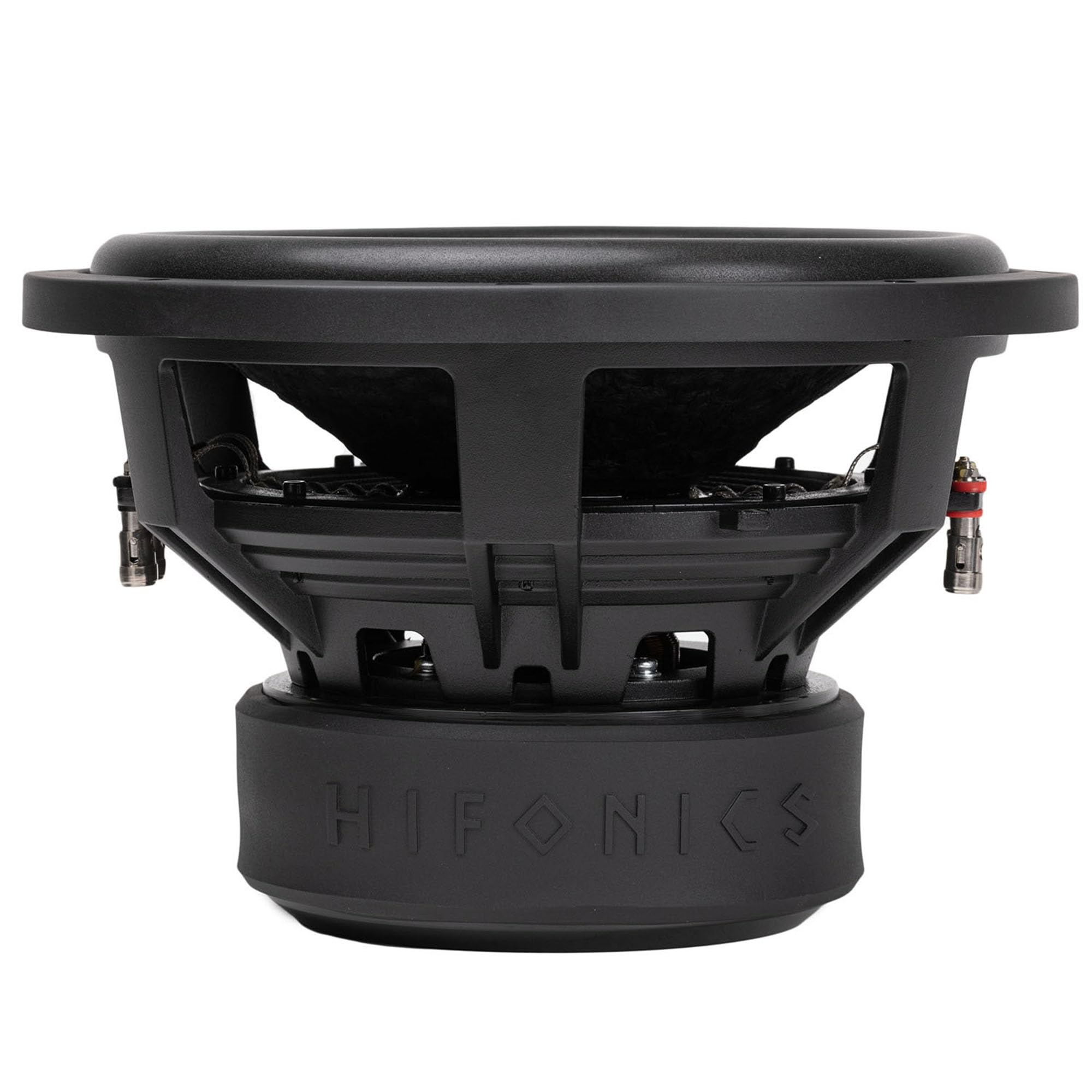Hifonics 12 Inch Elite Car Mount Subwoofer with Dual 4 Ohm Voice Coil Speaker 1600 Watt Peak Power Mobile Amplifier System, Black