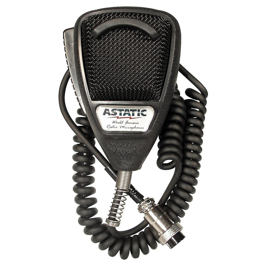 Black Astatic 302-636LB1 Noise Cancelling 4 Pin CB Microphone (Bulk),XLR