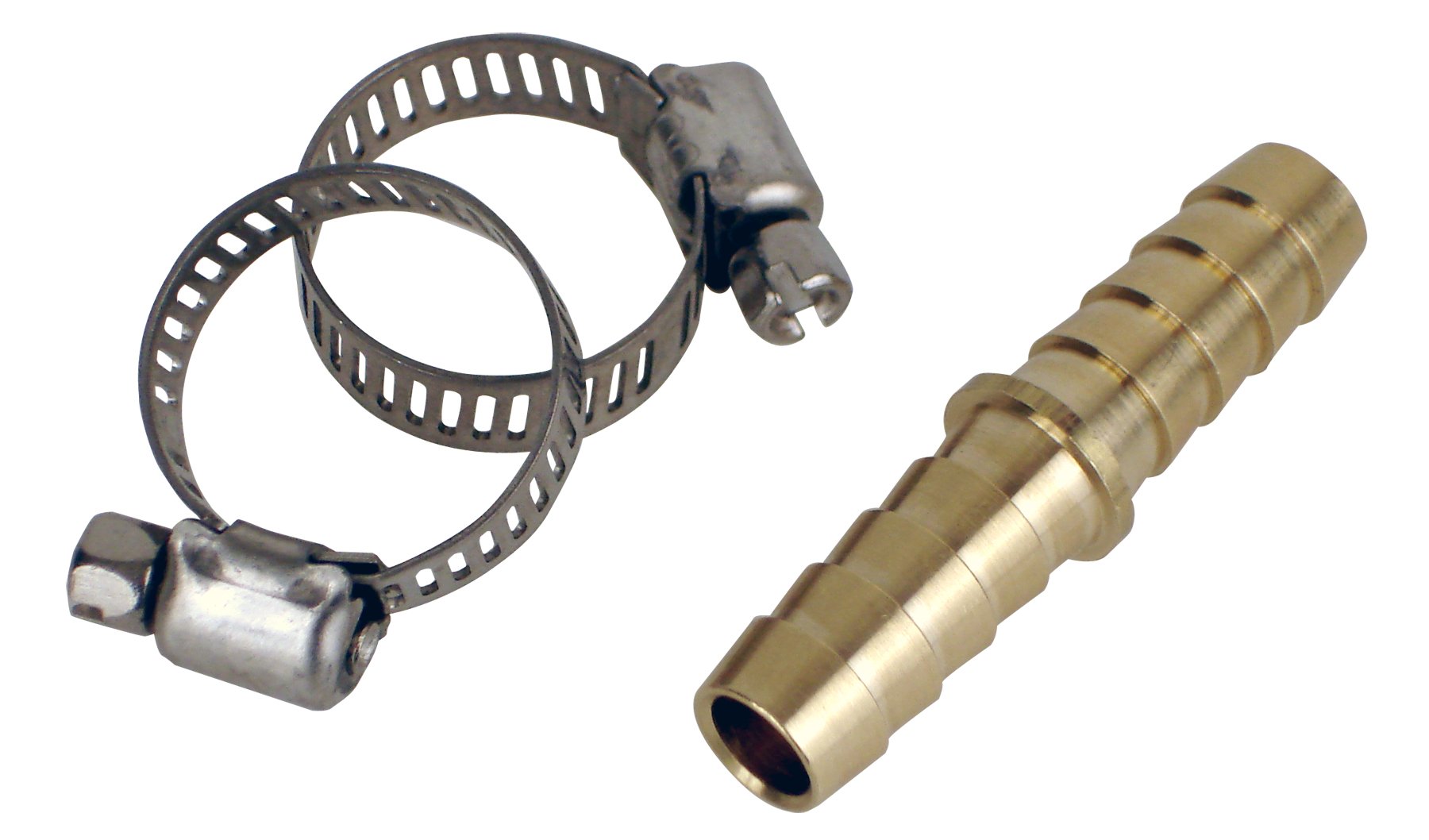 attwood 3/8-Inch Universal Brass Fuel in-Line Splice Kit, Model:11822-6