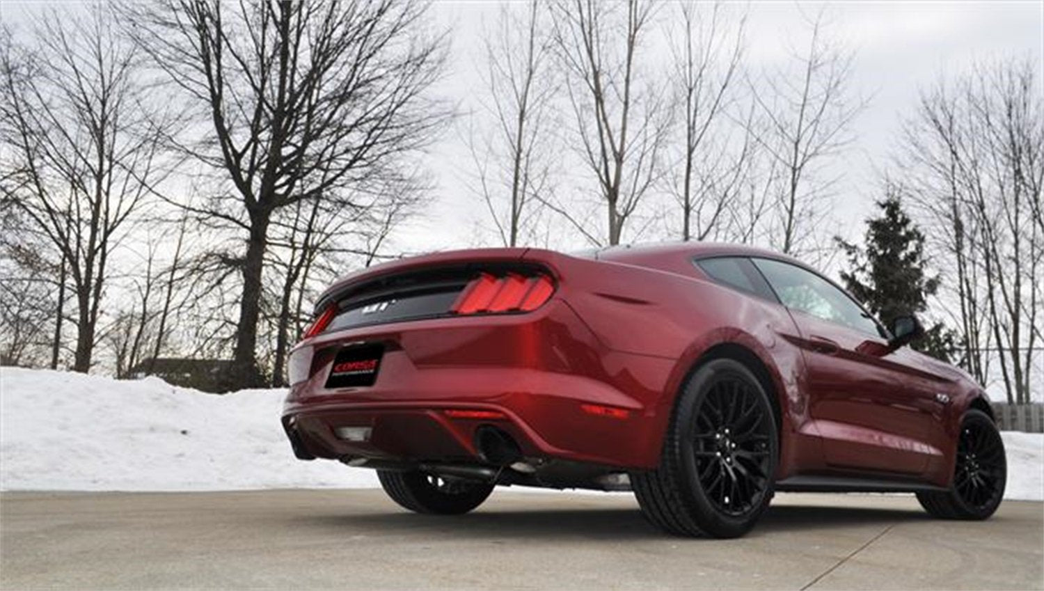 4.5 IN Single Pro-Series Tip Kit | 2015-2017 Ford Mustang GT 5.0L V8 CORSA Systems Black PVD