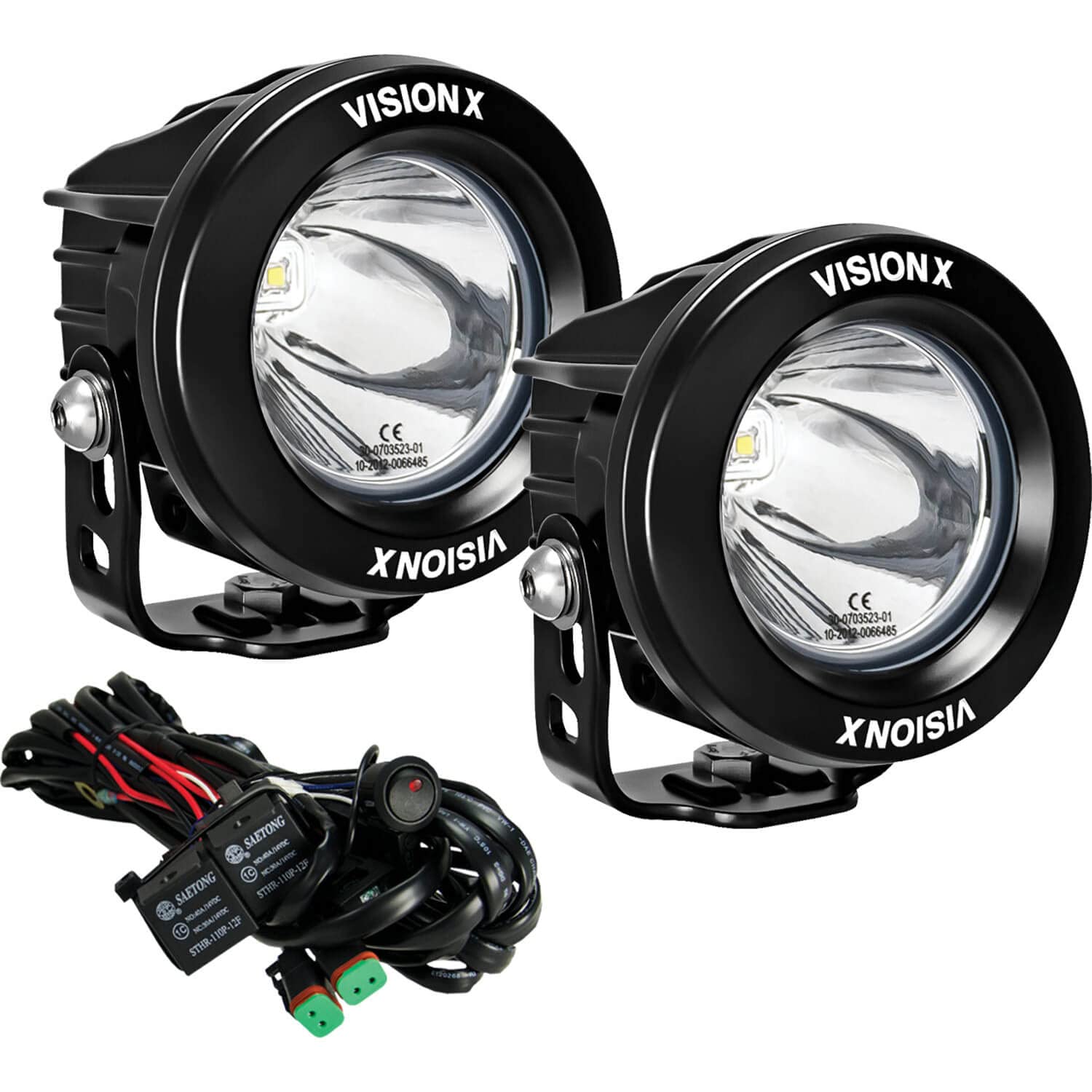 CG2-CPR110KIT Vision X Lighting 3.7″ CG2 LED Round Light Cannon Kit