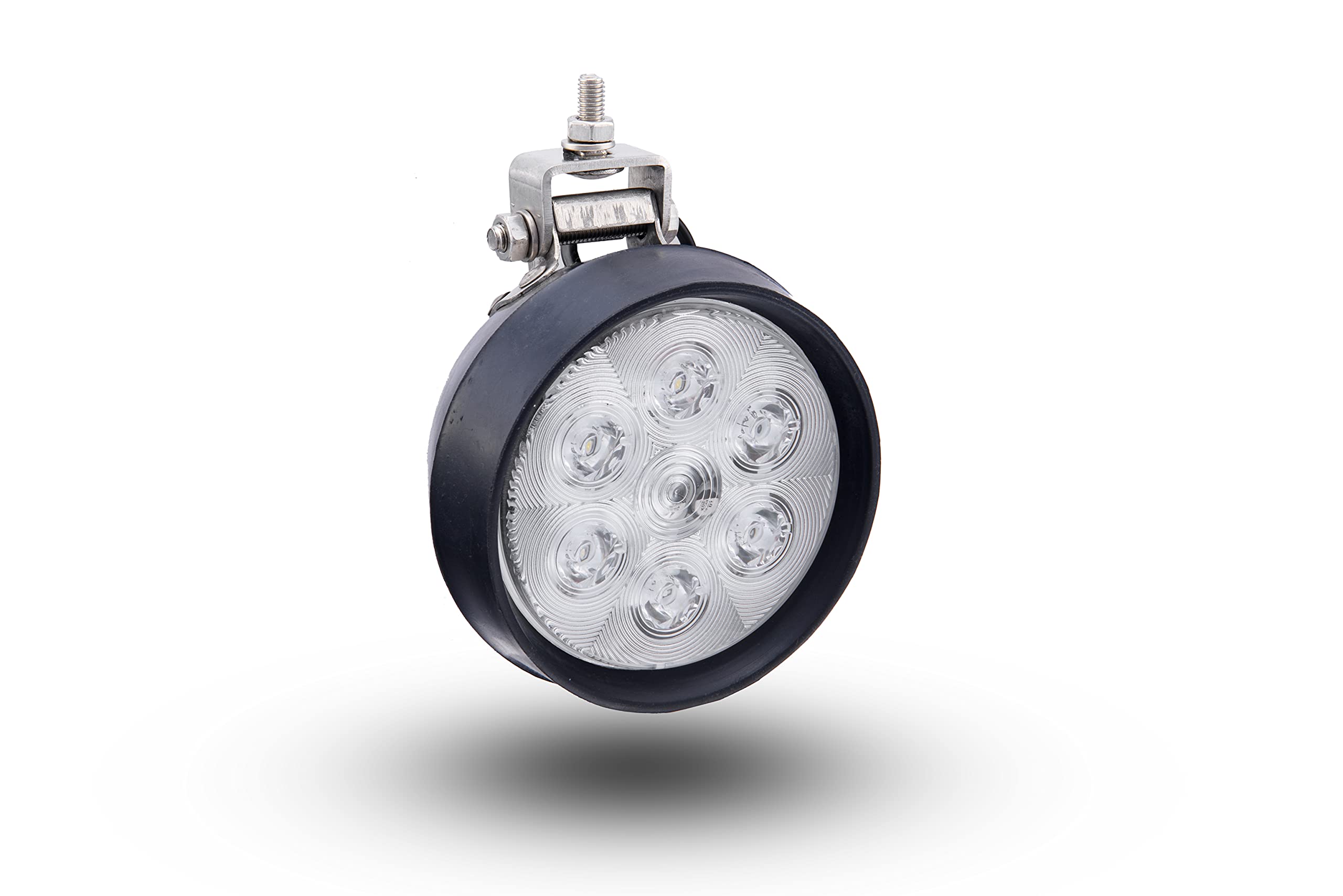 A.R.E. Lighting System Rival | 23705-81256 1 | 4.8" LED Round Work Light, 1400 Lumens (does not come with wiring harness/switches),Black Housing/White Light