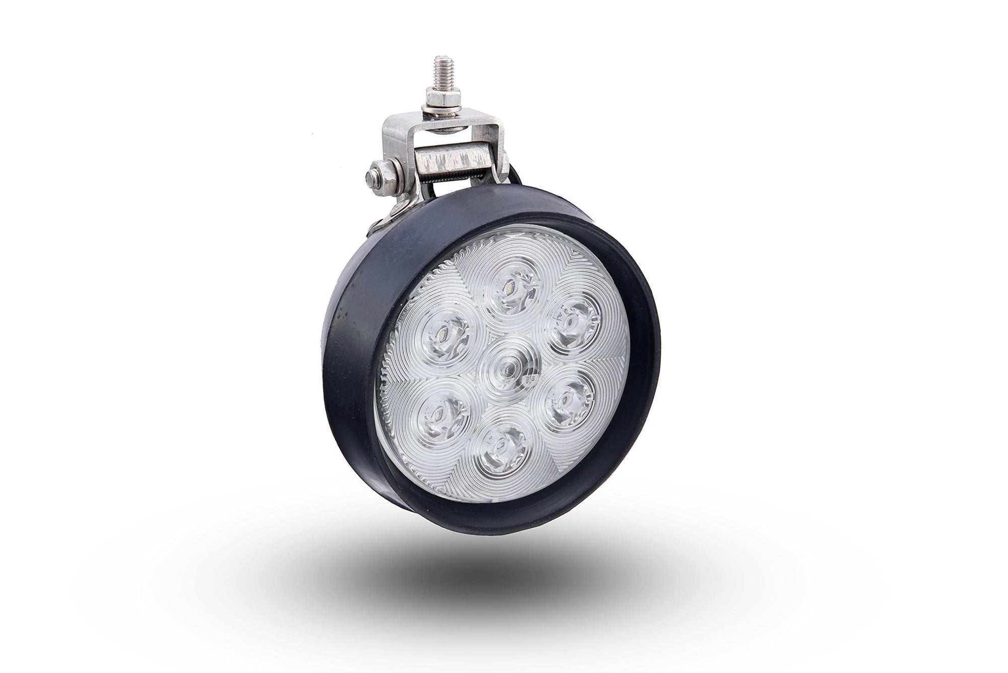 A.R.E. Lighting System Rival | 23705-81256 1 | 4.8" LED Round Work Light, 1400 Lumens (does not come with wiring harness/switches),Black Housing/White Light