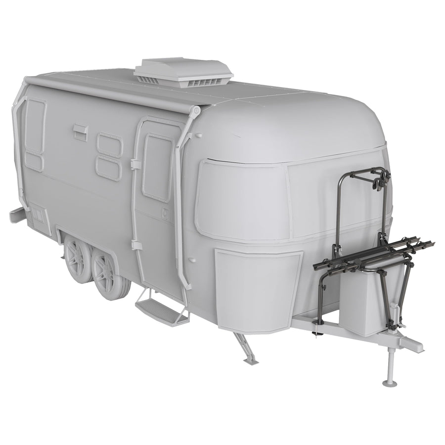 Airstream 3 Bikes or 2 eBikes Bike Rack, Front-Mounted Airstream RV Bike Rack