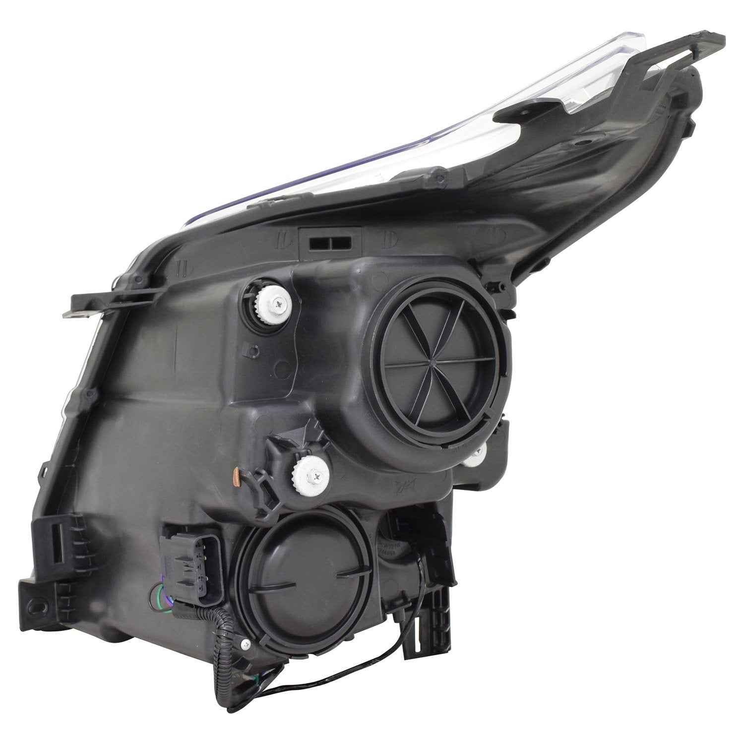 Right TYC Headlight Assembly Compatible with 2014-2016 Cadillac SRX