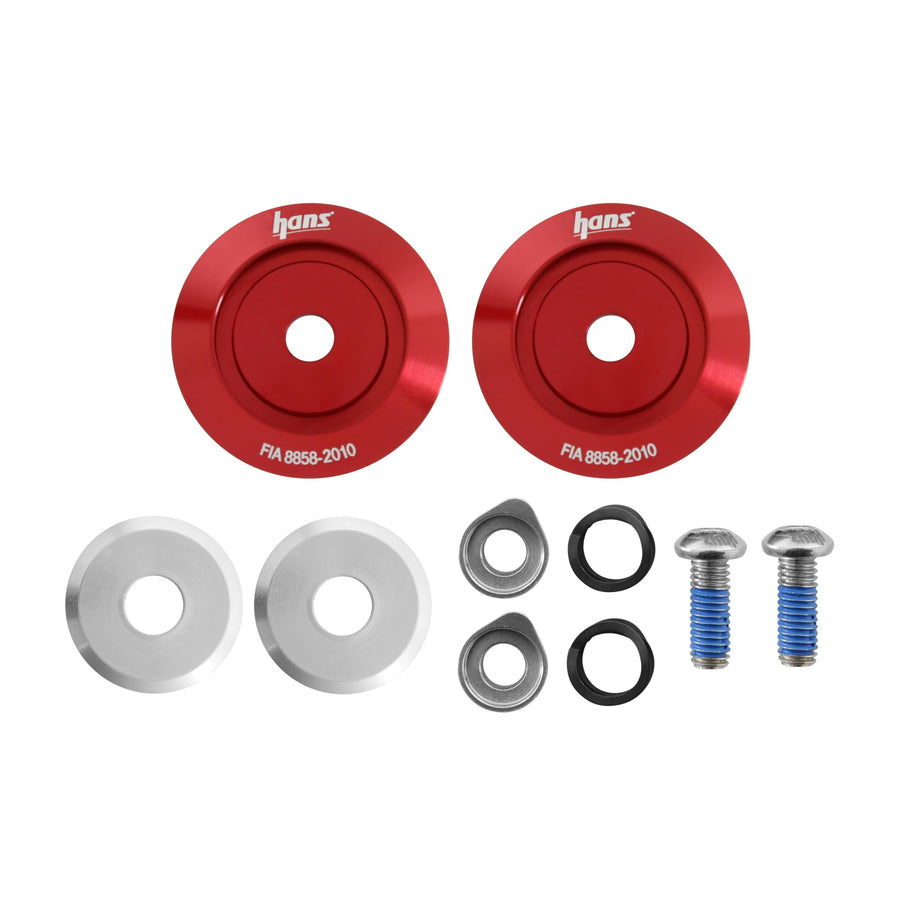 PRO Post Anchor - HANS AK113111R Helmet Attachment - SAH Series - Red