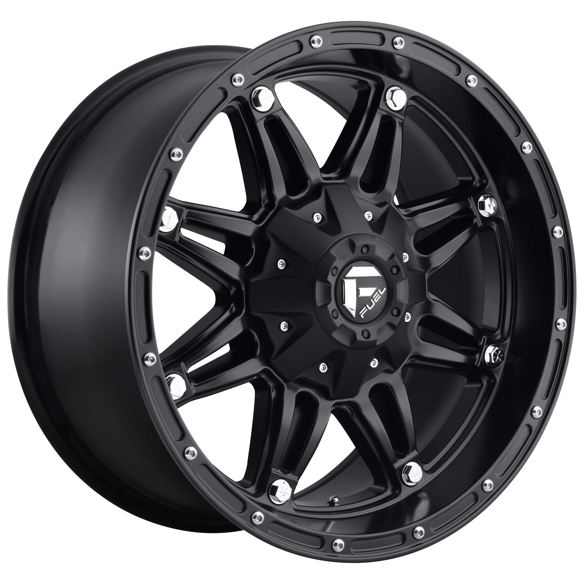 D531 FUEL Black Wheel with Painted (17 x 9. inches /5 x 127 mm, -12 mm Offset)