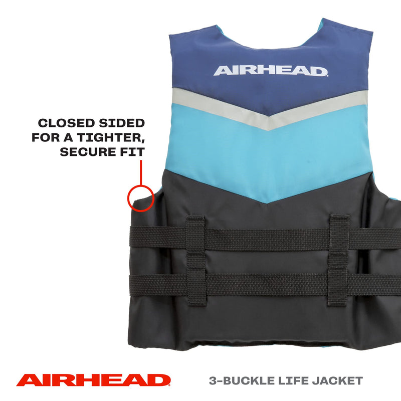 Vibe Airhead Life Vest, Closed Sided PFD, Youth