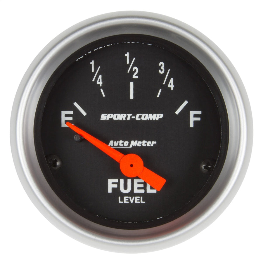 Gauge AUTO METER 3319 Fuel Level (Sport-Comp 2 1/16", 73Ωe to 10Ωf(Aftermarket Linear), Elec, Sport-Comp)