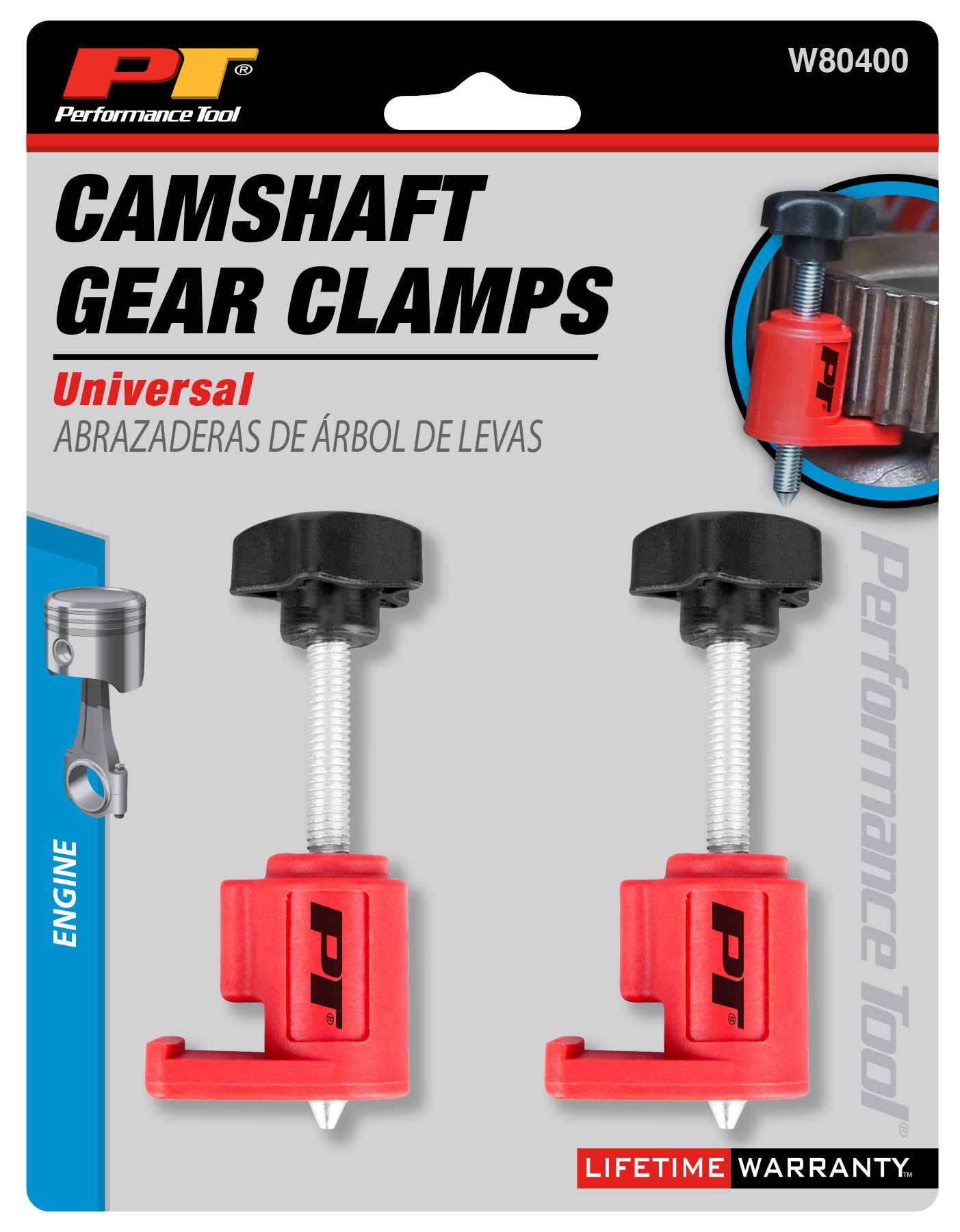 Camshaft Gear Lock Tool Performance Tool W80400 for Retaining Valve Timing During Belt Replacement on Single, Dual, or Quad Cam Engines