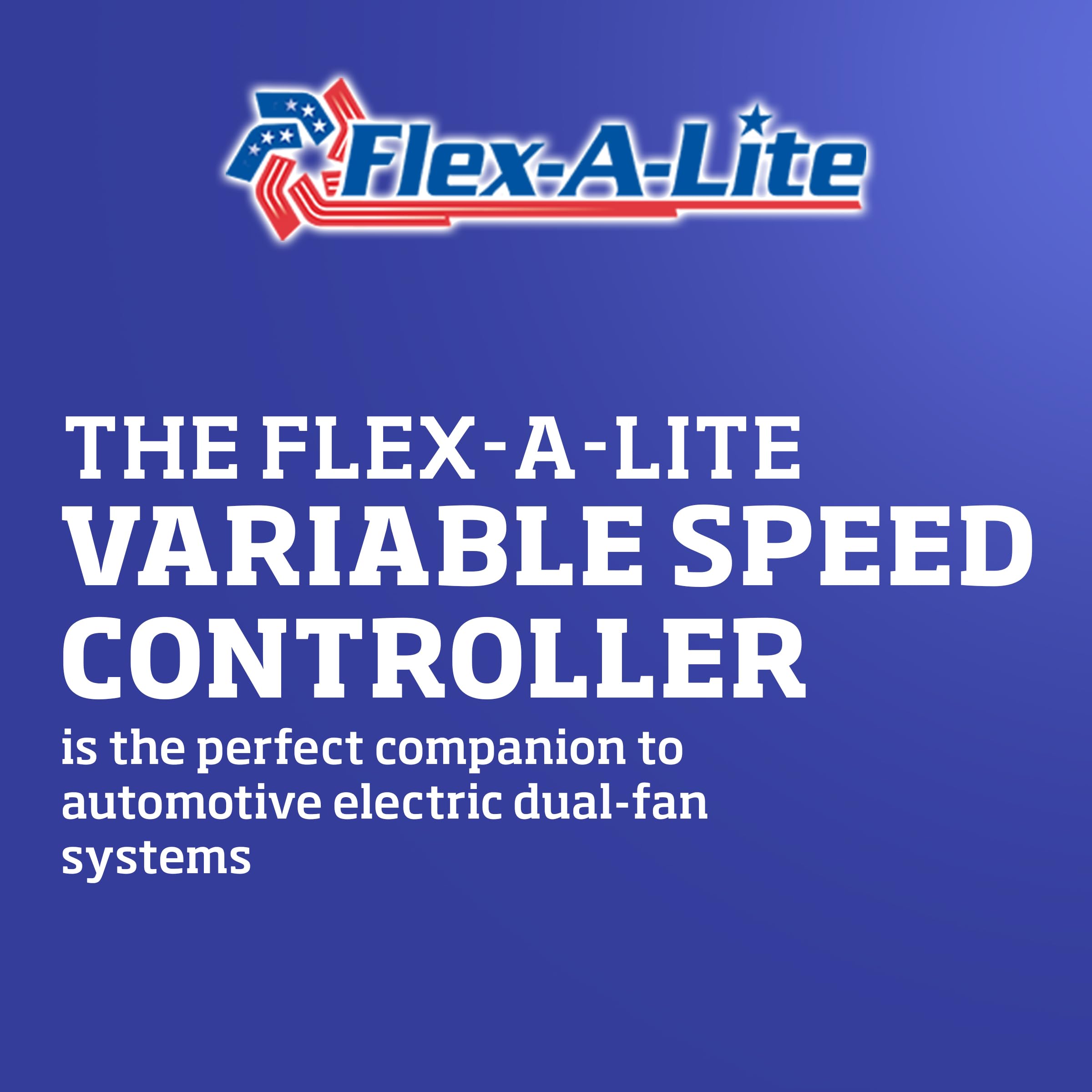 Variable Speed Controller Flex-A-Lite and Relay Kit with Thread-In Temperature Sensor, Fan Controller With Temperature Probe (31163), Black