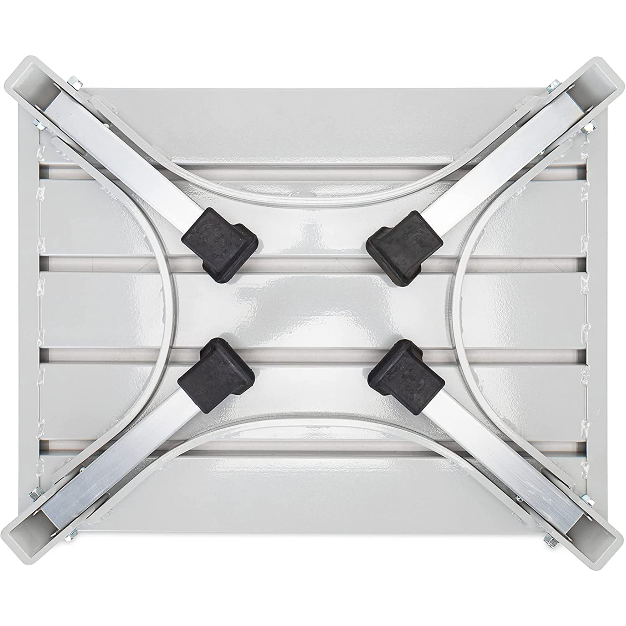 Fixed Height Camco 43677 Aluminum Platform Step, Supports up to 1,000lbs, Includes Non-Slip Rubber Feet