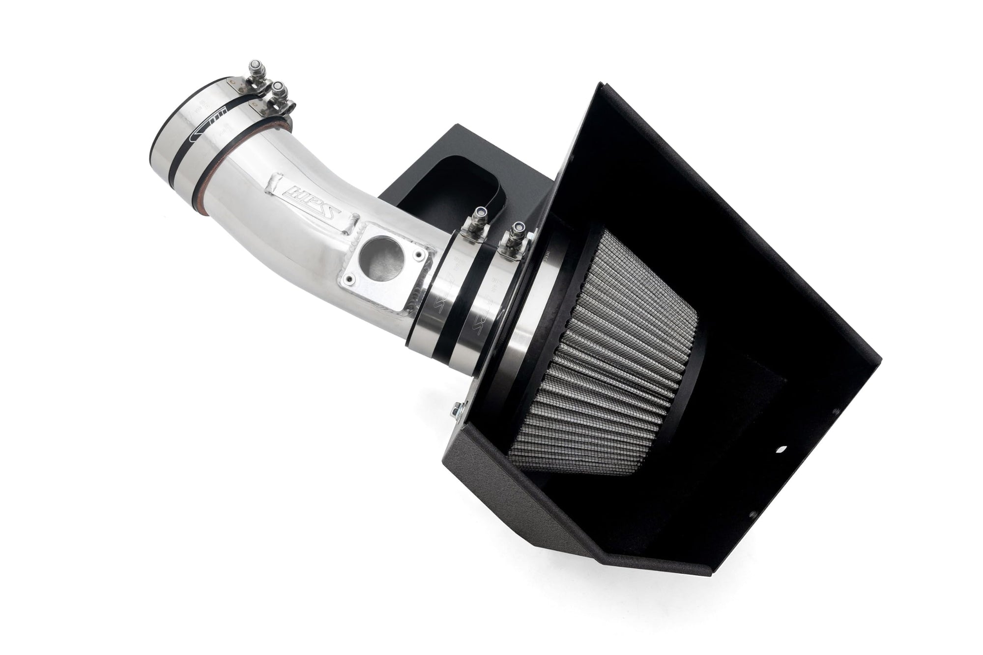 HPS Air Intake Kit Polish with Heat Shield Compatible for 2022-2024 Acura MDX Type S 3.0L Turbo, 827-728P
