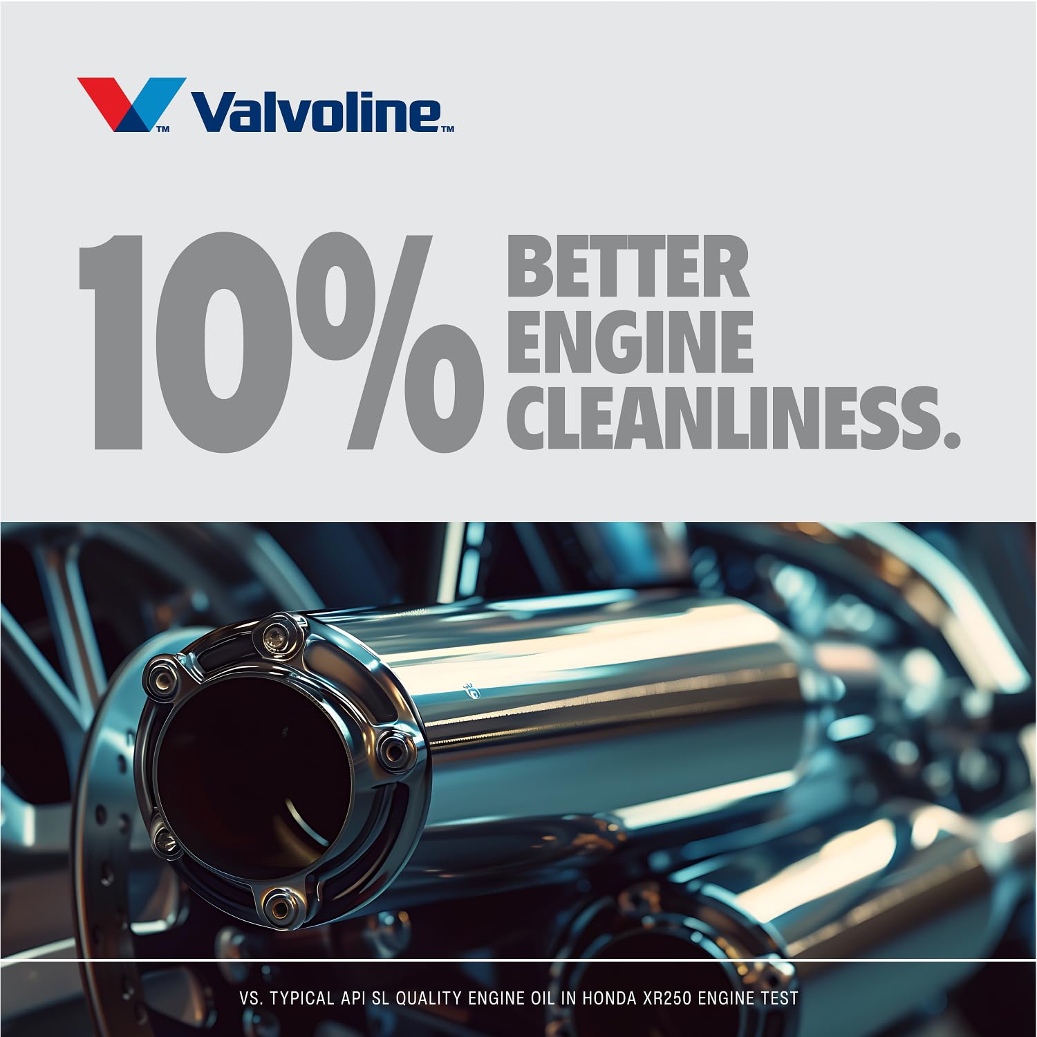 20W-50 Valvoline 4-Stroke Motorcycle Motor Oil 1 Quart