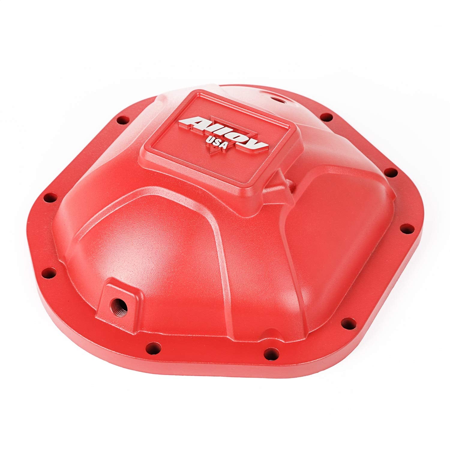Differential Cover Alloy USA for Dana 44 | Aluminum, Red | 11212 | Fits 1987-2006 Jeep Wrangler YJ/TJ/LJ; 1984-1990 Jeep Wagoneer; 1993-2004 Jeep Grand Cherokee; 1986-1992 Jeep Comanche & Others