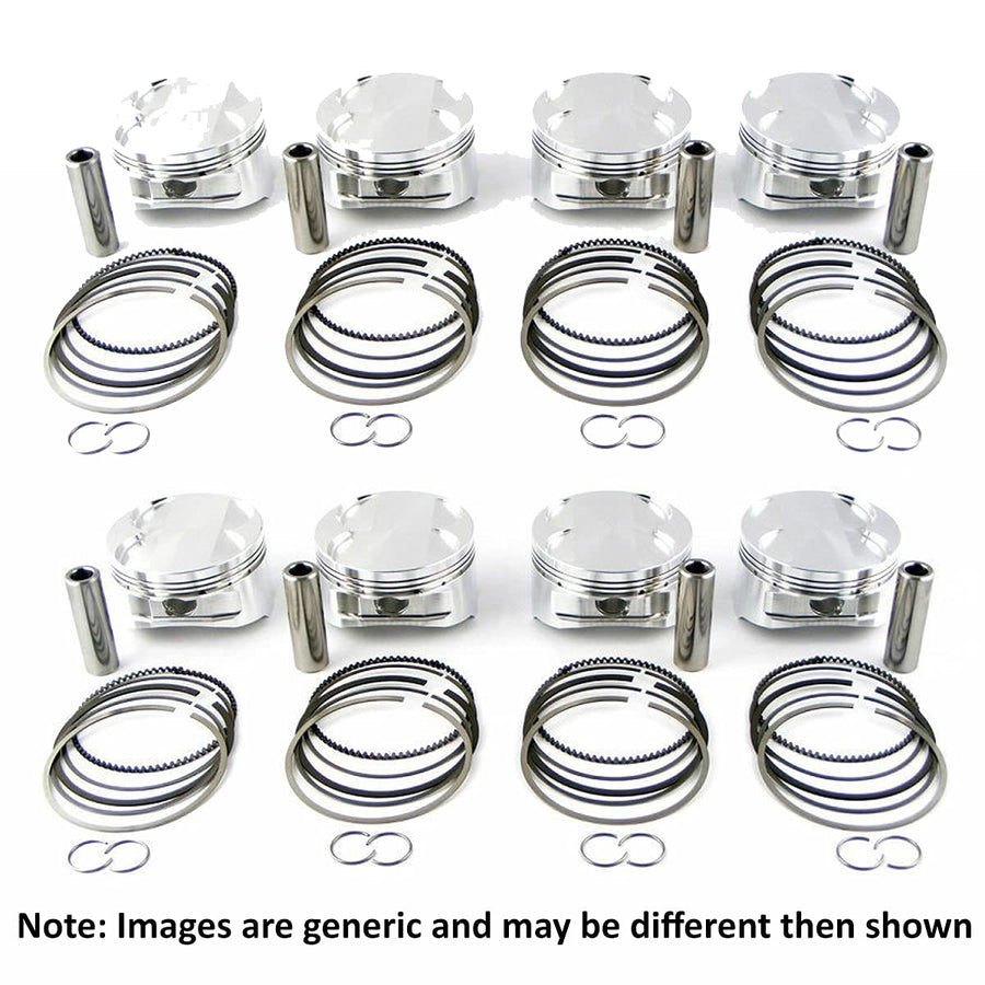 GM LS1 JE Pistons 321247 (6.200" Rod 3.898" Bore-2cc Dish) Set of 8, 1 Pack