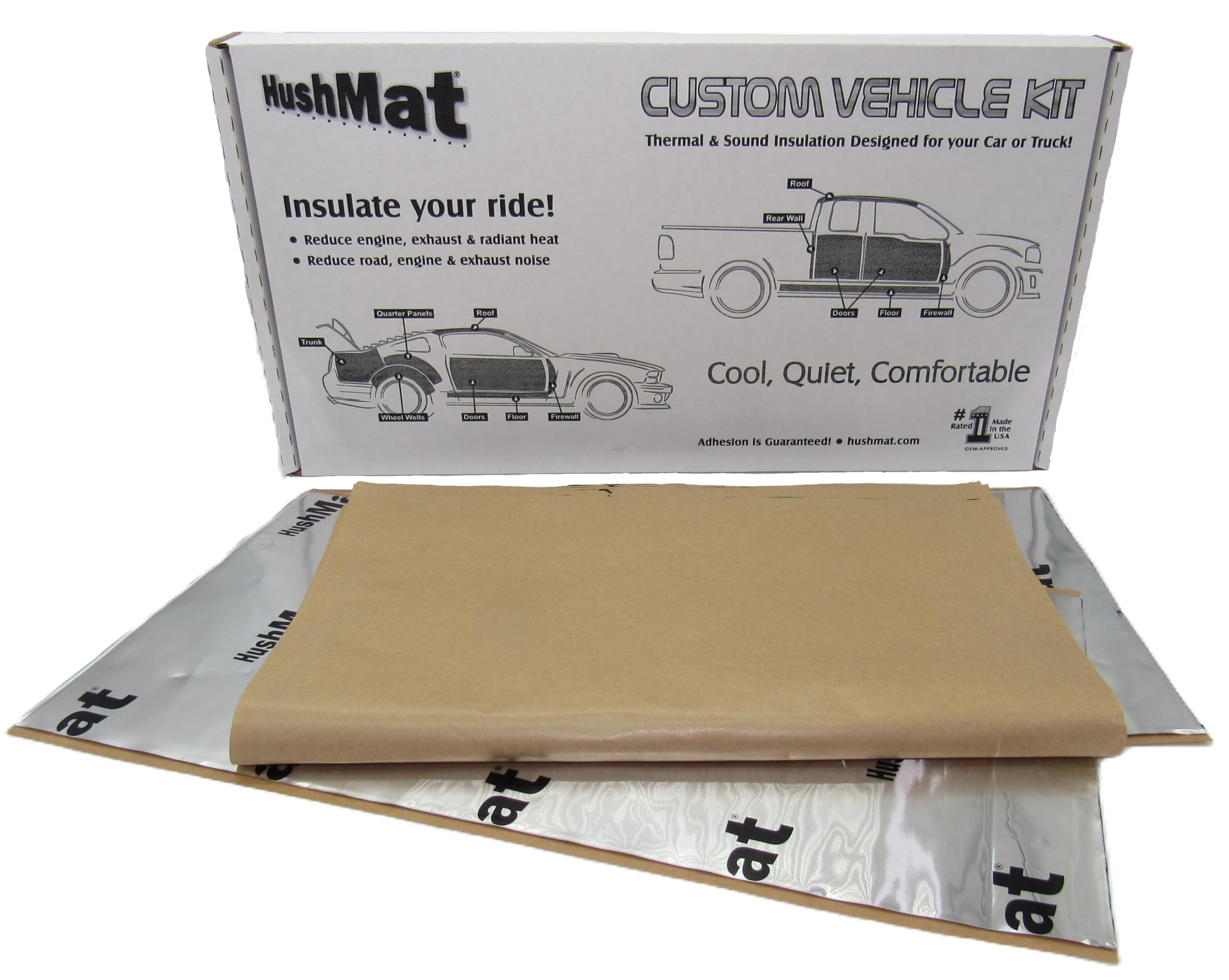 HushMat Tri-Five Sedan 1955-1957 Firewall Custom Sound Deadening and Thermal Insulation Kit