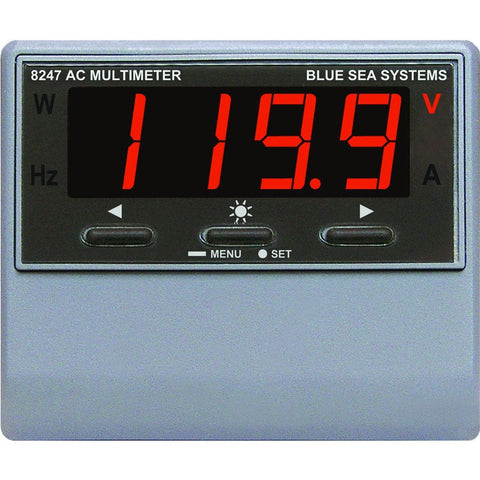 AC Digital Multimeter Blue Sea 8247 with Alarm