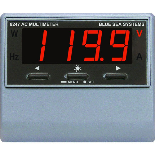 AC Digital Multimeter Blue Sea 8247 with Alarm