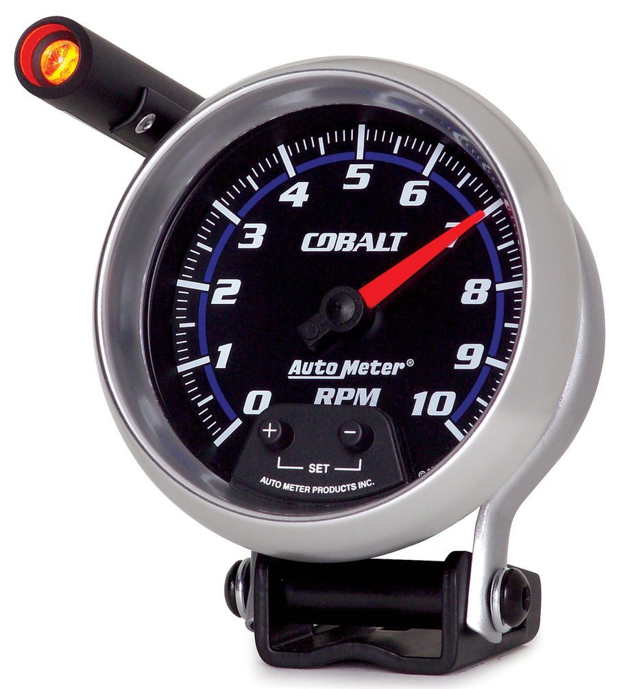 Cobalt Auto Meter 6290 3-3/4" 10000 RPM Pedestal Mount Tachometer Mini-Monster