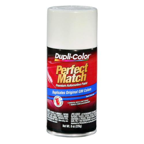 Perfect Match Dupli-Color Automotive Spray Paint – General Motors White, 11 WA3967 – 8 oz. Aerosol Can