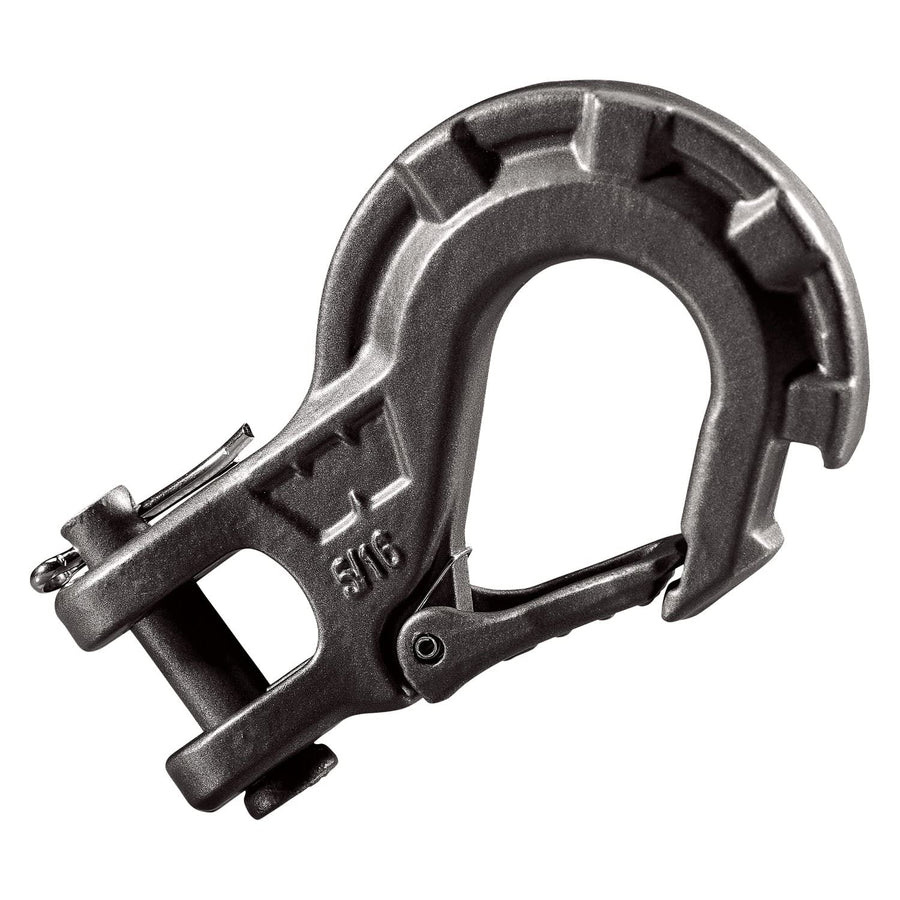 5/16" WARN Epic Steel Winch Hook: 2.5 Ton (5,000 lb) Capacity, Black