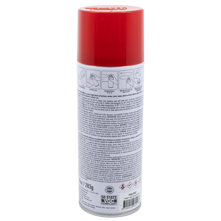 Fire Red ABRO Spray Paint