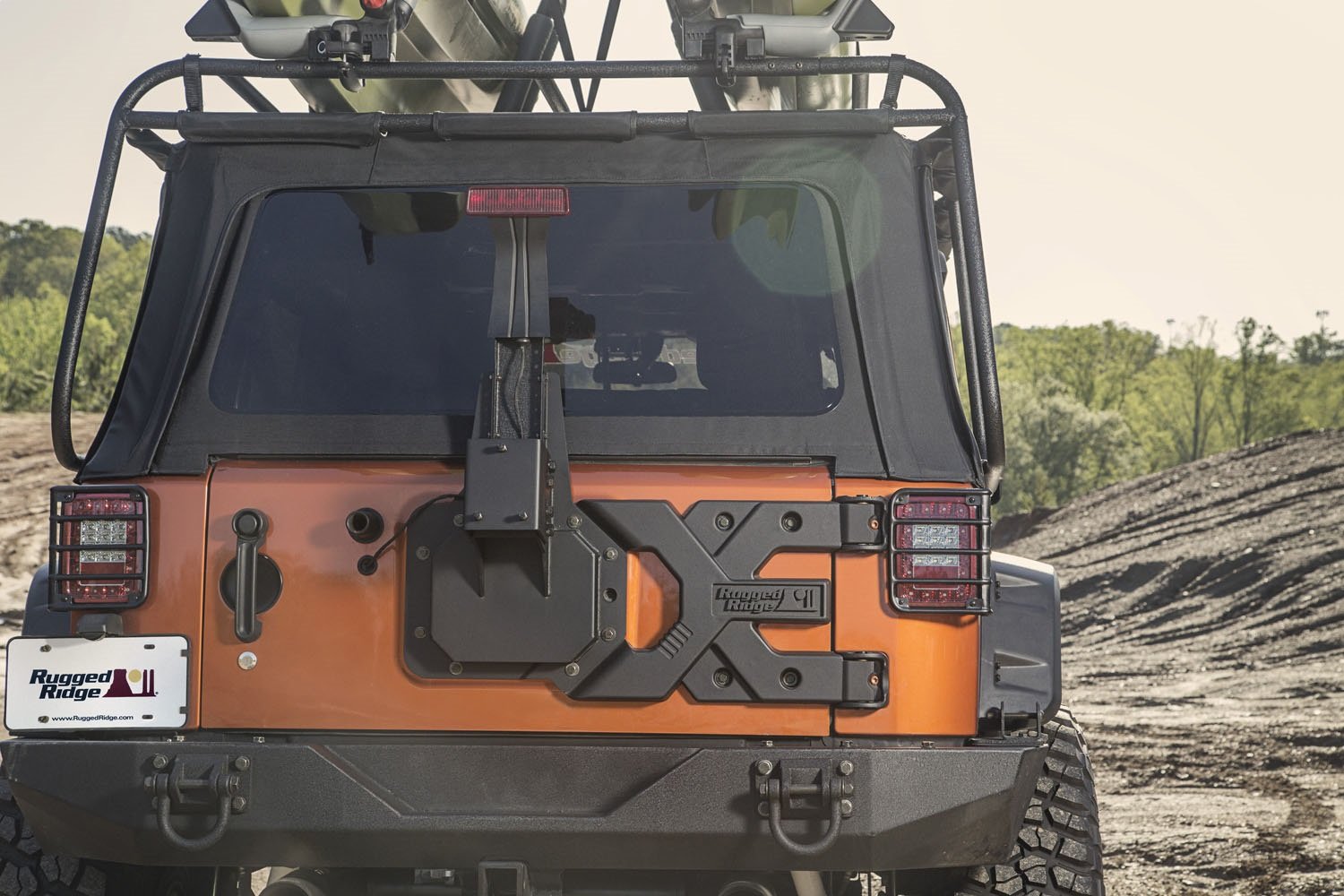 Heavy Duty Rugged Ridge HD Tire Carrier Kit | Black, | 11546.50 | Fits 2007-2018 Jeep Wrangler JK