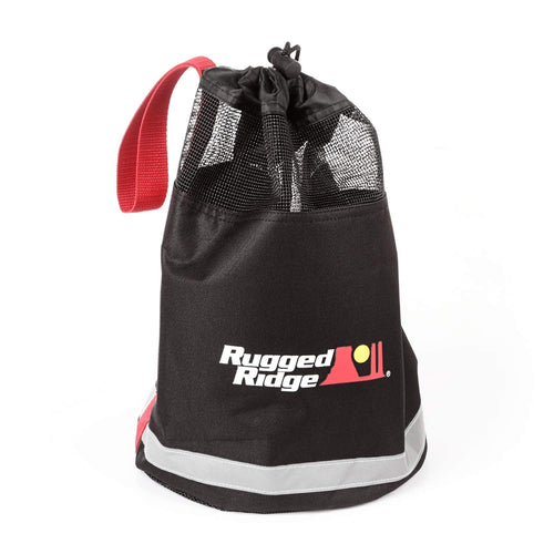 Cinch Bag for Kinetic Rope | Rugged Ridge | 15104.21, Black