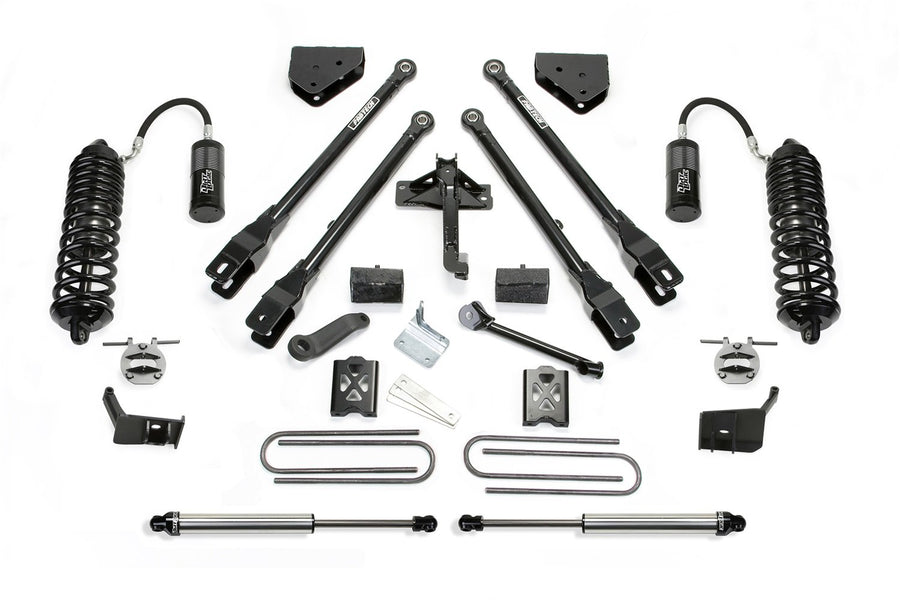 Fabtech 4 Link Lift System K2288DL For 6 in. Lift Incl. Front 4.0 DL Resi Coilovers/Rear DL 2.25 Shocks