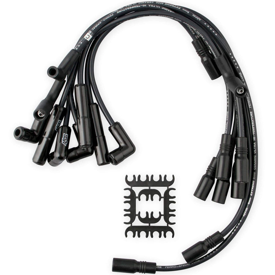 Extreme 9000 ACCEL 9044CK Spark Plug Wire Set Black Ceramic Boot