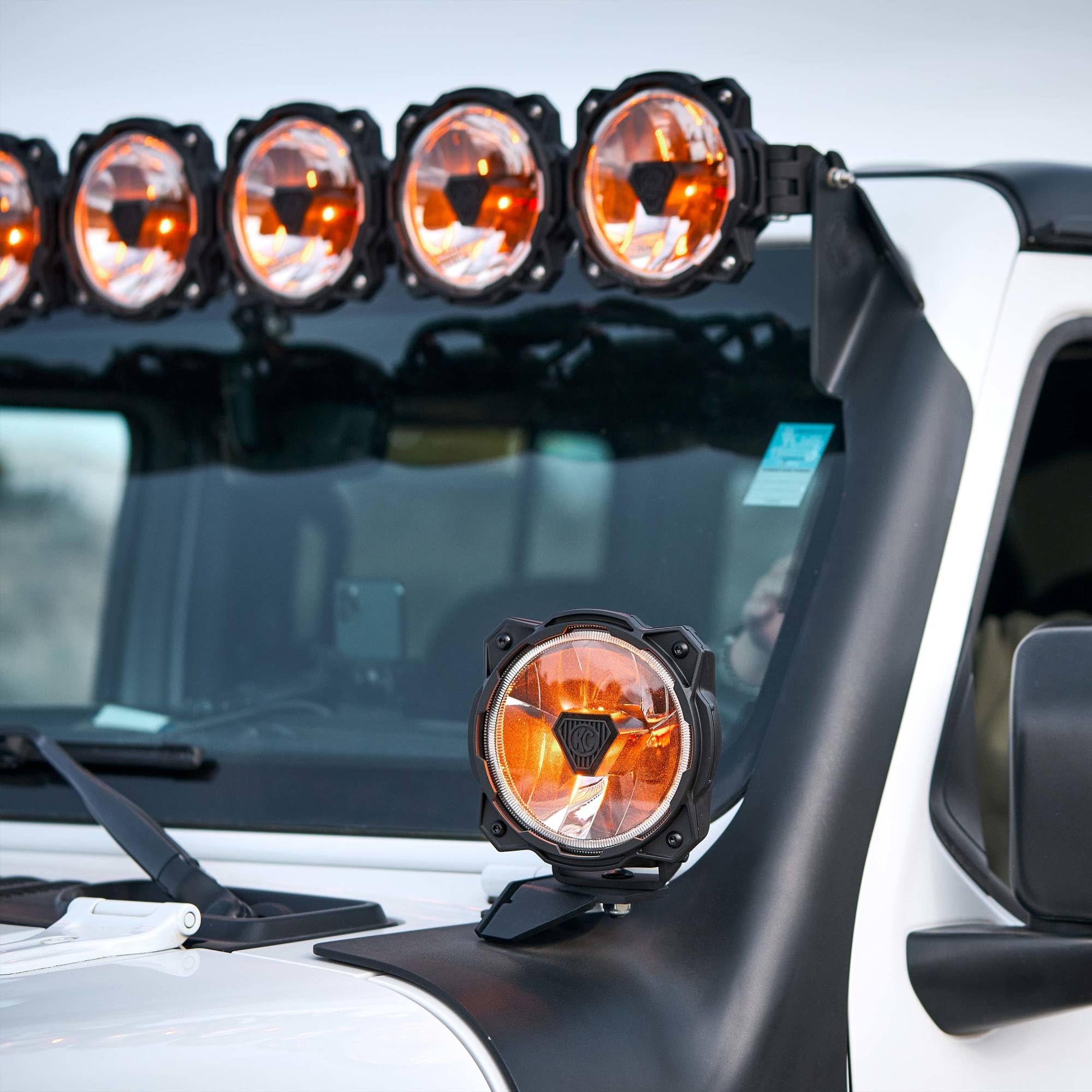 Titan™ KC Hilites Gravity® 6" LED - Pair Pack - Wide-40 Beam