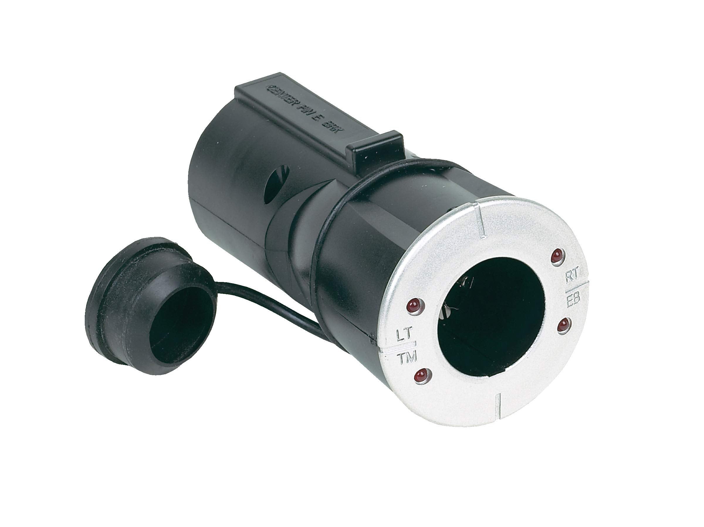LED Test Hopkins 47535 7 RV to 6 Round Adapter (CP Electric Brake)