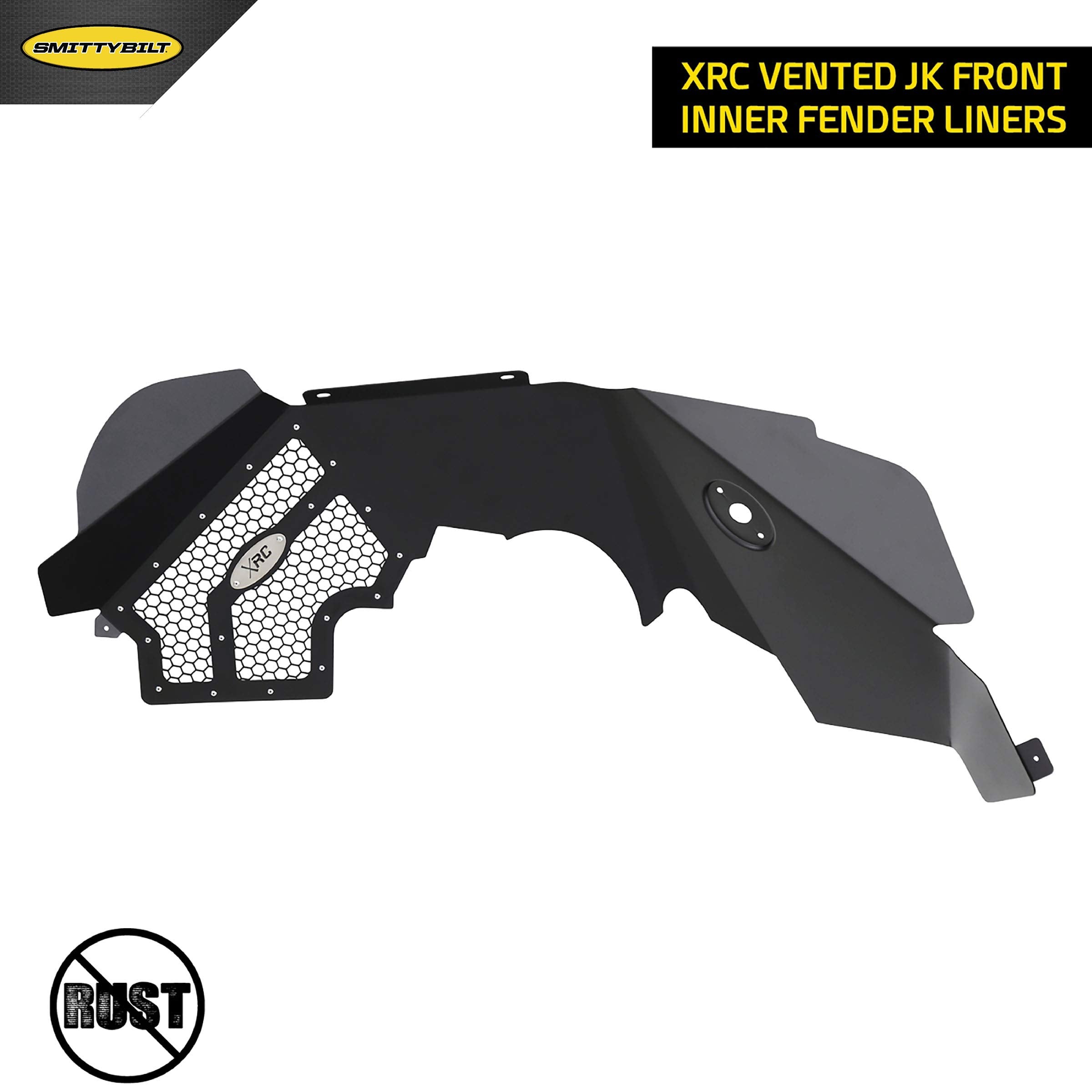 XRC Smittybilt 76984 Fender Liners, Front Pair, for 2007-2018 Jeep Wrangler JK