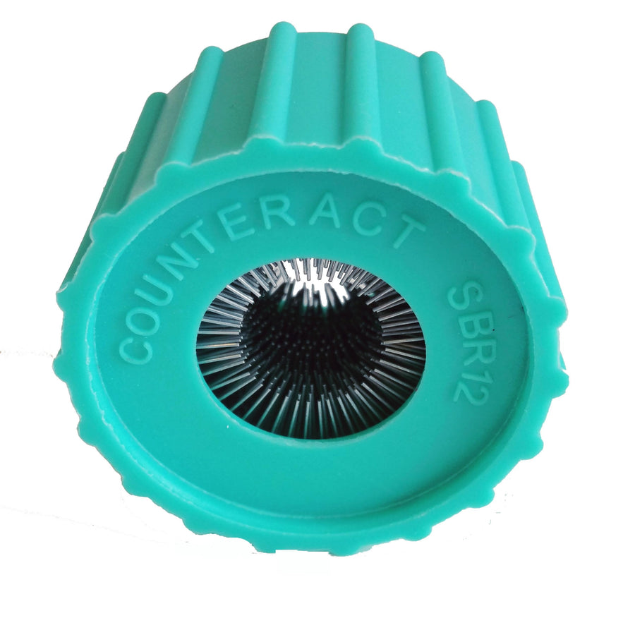 12mm Counteract SBR12 Wheel and Hub Stud Cleaning Tool Inserts for SBCT13, Cleans Surface Rust, Corrosion, Debris on Commercial Trucks, RV's and Bus, 2pk