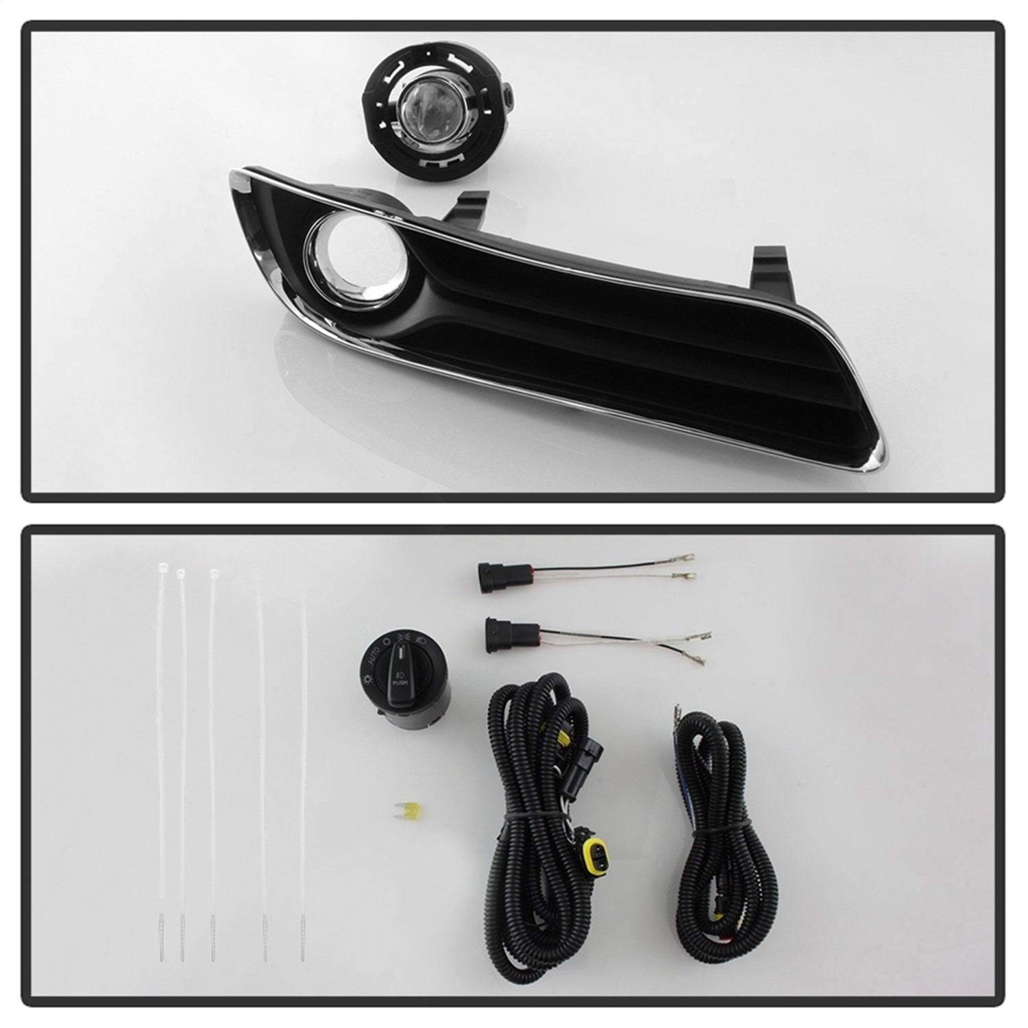 Chrysler 300 Spyder 5083166 Fog Light with OEM Switch- Clear 2011-2014 (Won‘t Fit SRT-8 Models)