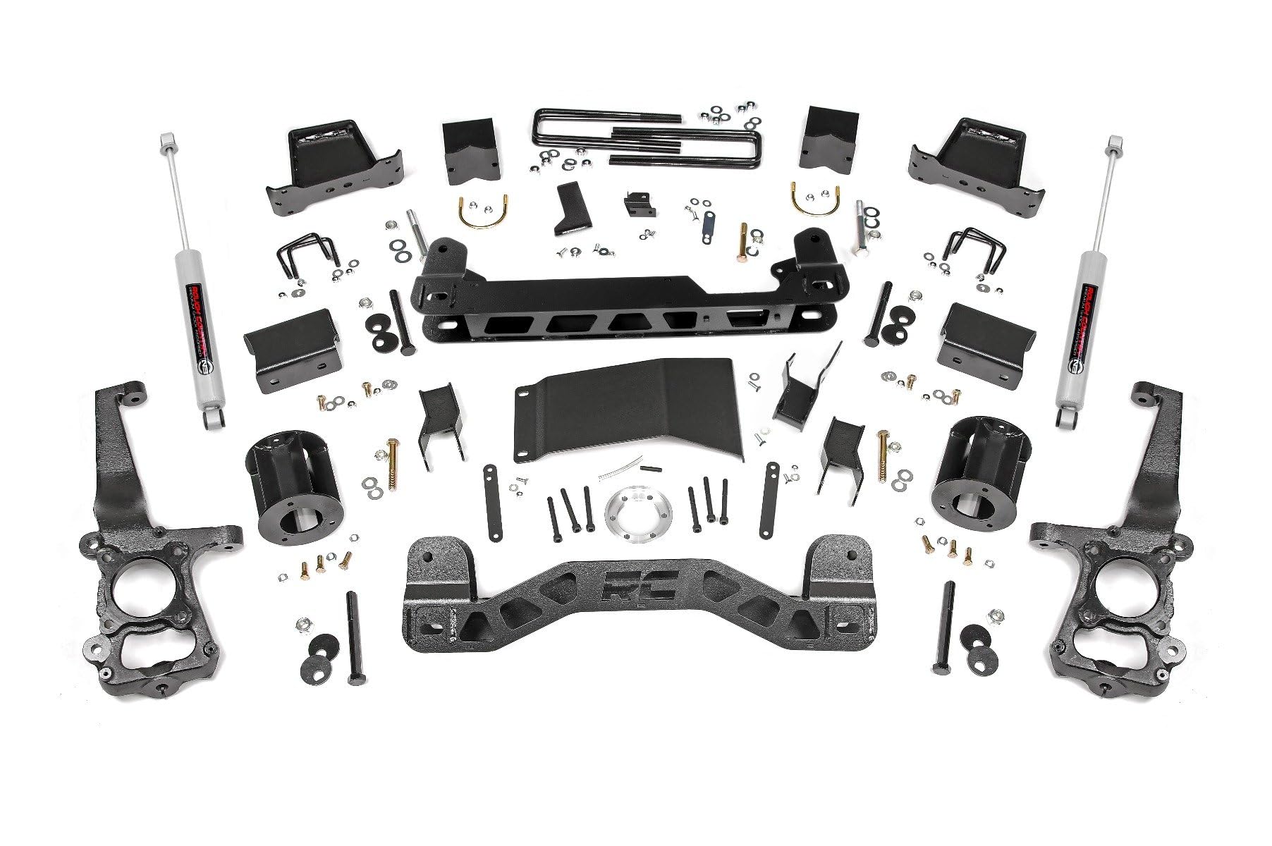 6" Rough Country Suspension Lift Kit for 2015-2020 Ford F-150 4WD - 55730