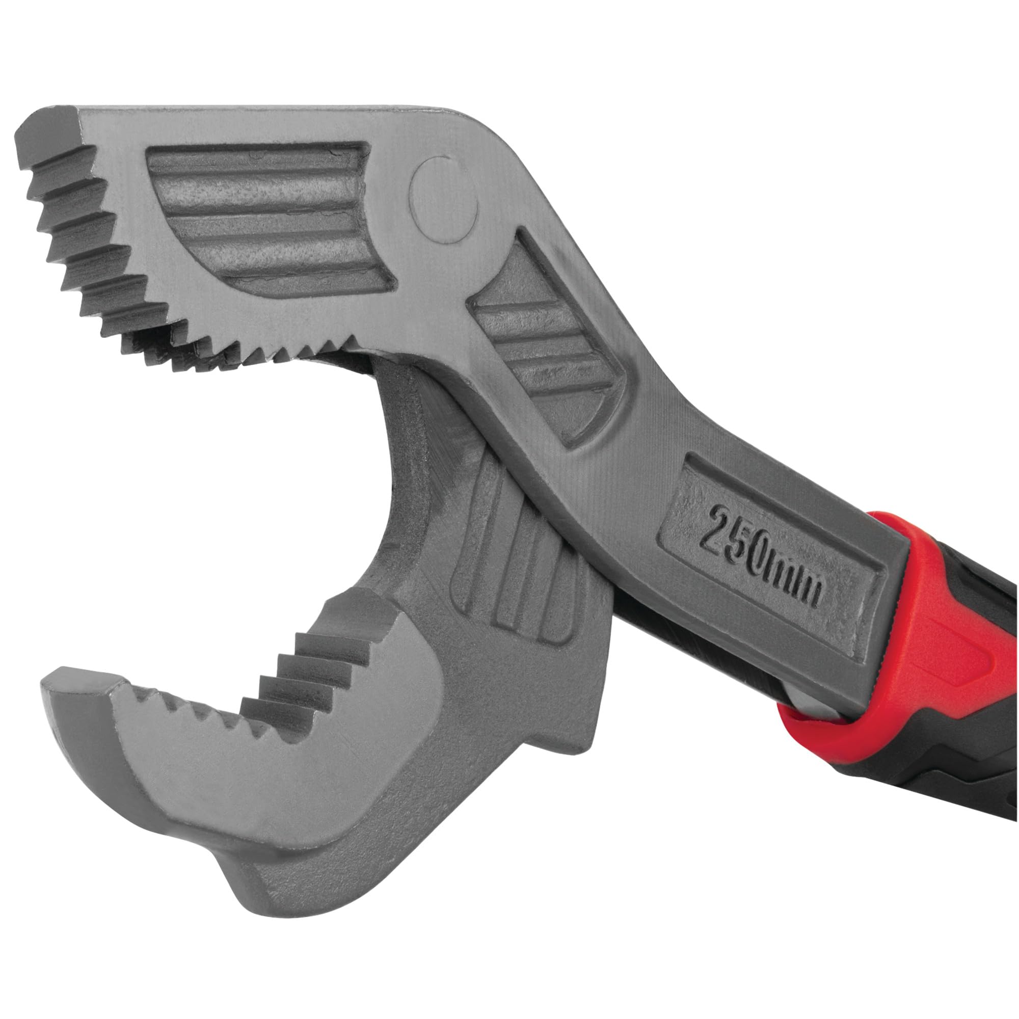 10 in. Performance Tool W30799 Universal Wrench, Drop-Forged Chrome Vanadium, Ratcheting Action, Spring-Loaded, TPR Handle