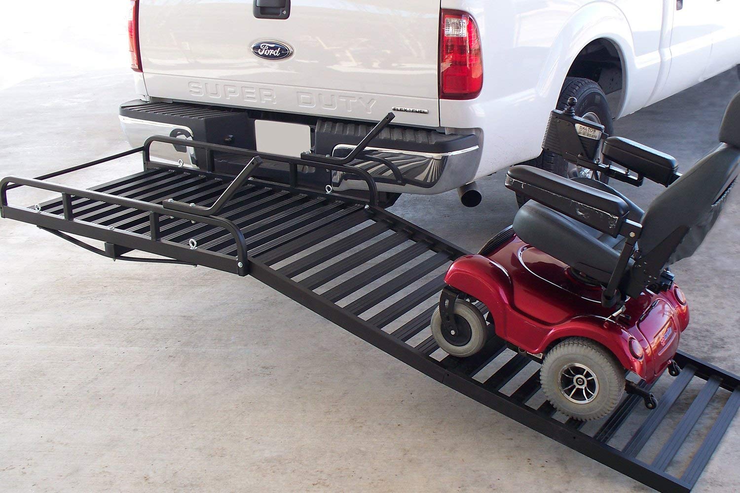 Mighty-Lite Great Day Scooter Carrier - Truck Hitch Receiver Scooter Carrier w/ramp - 7in ML500SC