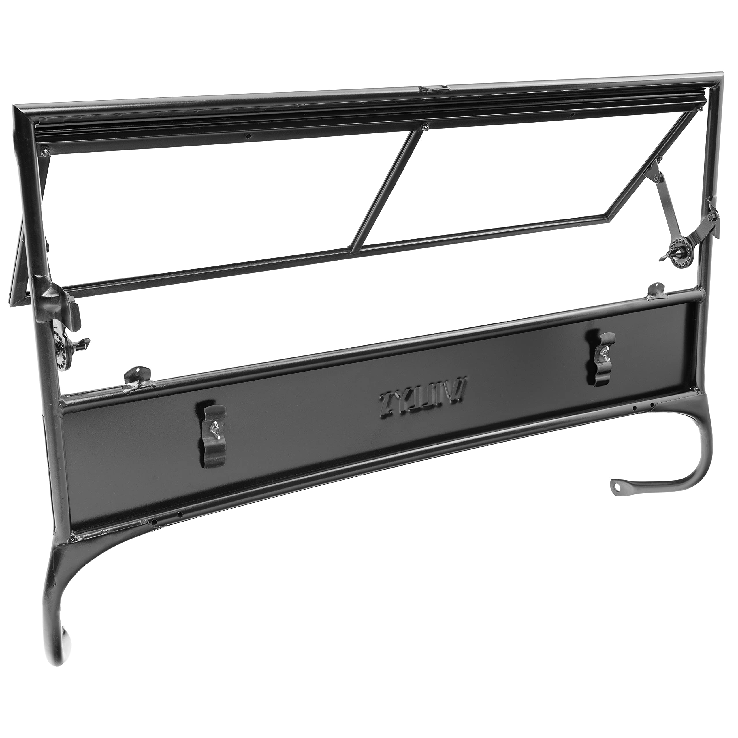 DMC-663628 | Omix-ADA | Windshield Frame, Willys Script | OE Reference: CWA002 | Fits 1946-1949 Willys CJ2A