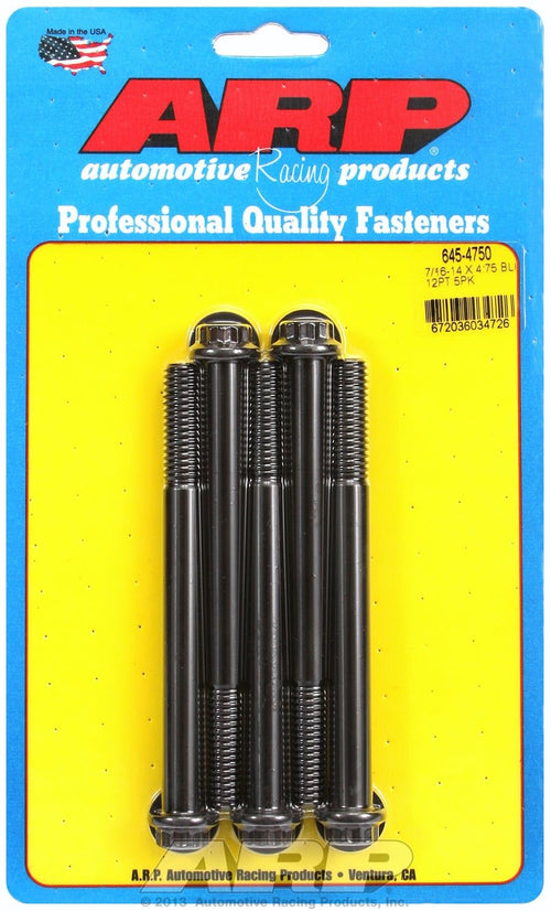 Black ARP (645-4750) Oxide Bolt