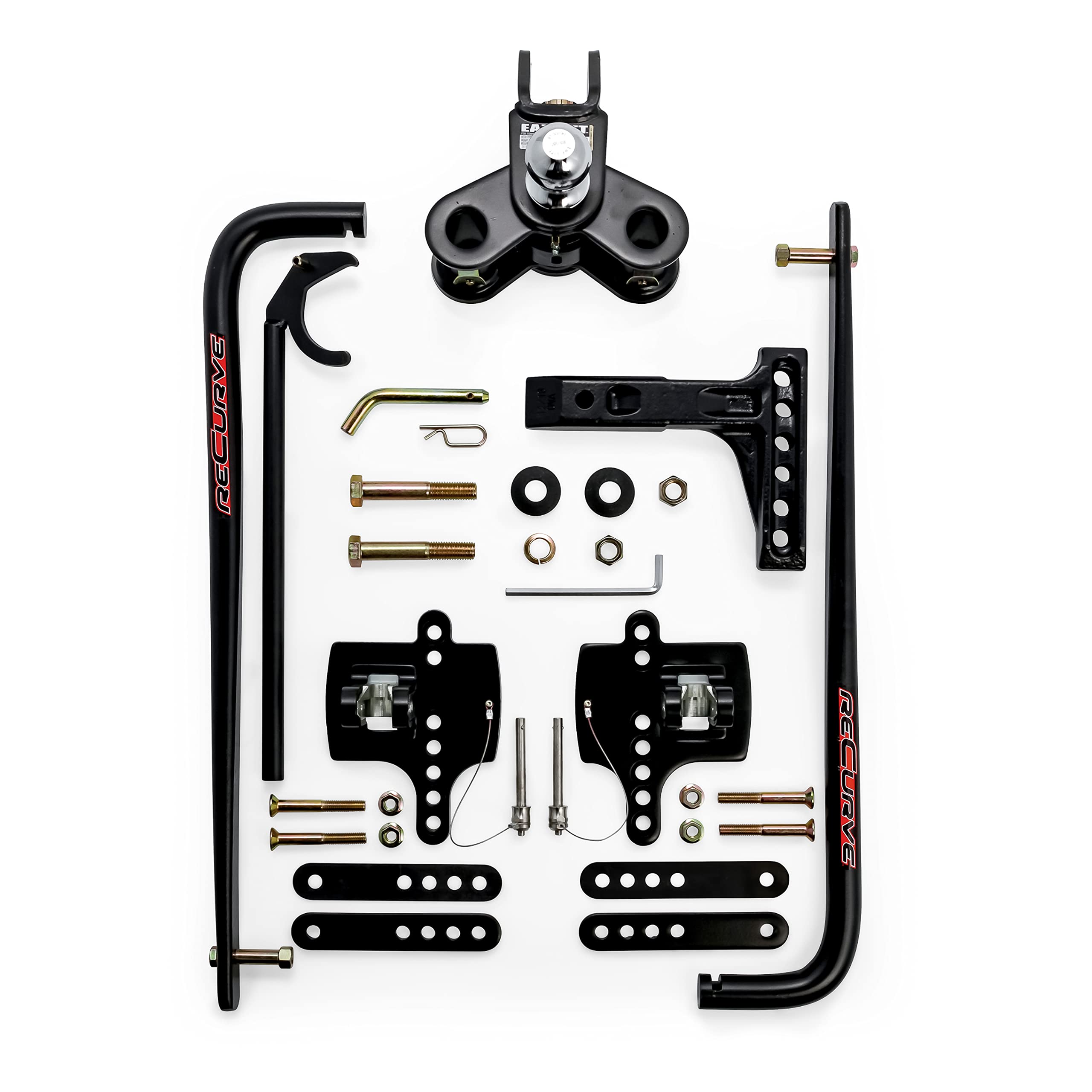 Eaz-Lift Camco ReCurve R3 600lb Camper/RV Weight Distribution Hitch - Features Adjustable Sway Control & Includes 2-5/16" Hitch Ball w/15,000lb Max Rating - 800lb Max Tongue Weight Rating (48751)