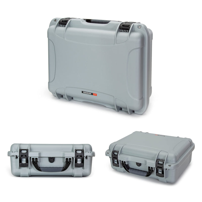 930 Waterproof Hard Case Nanuk with Padded Dividers - Silver,930-2005